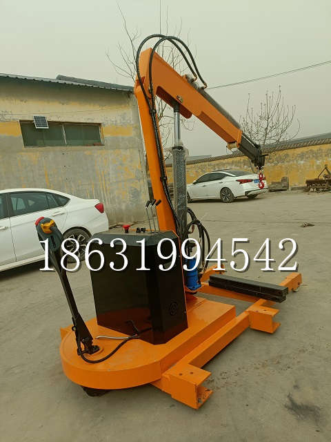 策勒县自卸车厢随车吊 自制轮式四不像起重机 四驱平板吊 5吨 贵盛